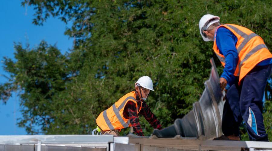 Professional metal roof installation in East Jordan, MI